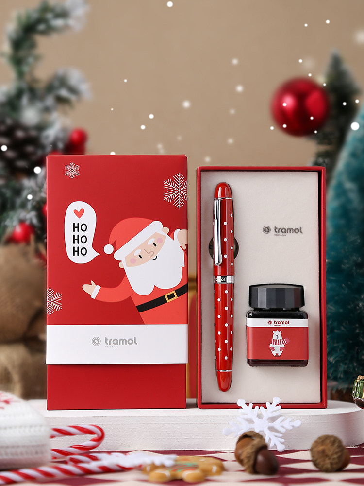 [Christmas Gift] Tramol First Look Series Fountain Pen, High-End, Exquisite, and Beautiful, Birthday and Valentine's Day Gift, Special for Students to Practice Writing, Gift for Boys and Girls, Christmas Gift Box Set