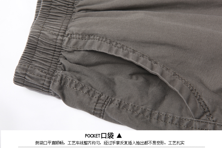Mùa hè chất béo quần short nam lỏng loại quần chất béo trong quần cộng với phân bón XL giản dị trung niên bãi biển năm quần quần áo nam