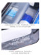 High-end transparent waterproof travel toiletry bag for men, portable fitness care, bathing and bathing supplies storage bag set for women