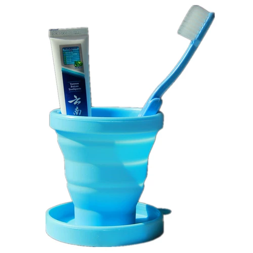 Портативная складная зубная щетка для путешествий, зубная паста, комплект, сумка-органайзер, ополаскиватель для рта