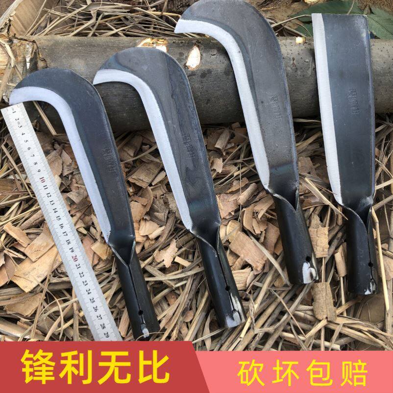 High manganese steel handmade and forged with agricultural sickle machete machete machete chopping wood knife Bamboo Cut Bamboo Knife Outdoor Open Road Chopping Wood Machete Machete