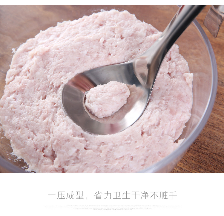 Làm thịt viên thịt viên tròn nhà sản xuất thuốc viên mực tôm trượt thuốc mốc khuôn dụng cụ croquettes hộ gia đình - Tự làm khuôn nướng khuôn làm bánh trung thu
