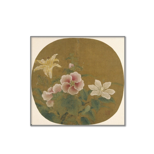 Песня People Sketch Electronic Picture Gongbi Group Group Fan Альбом Song Dynasty Landscape, Flower Bird Strint Song Material Материал