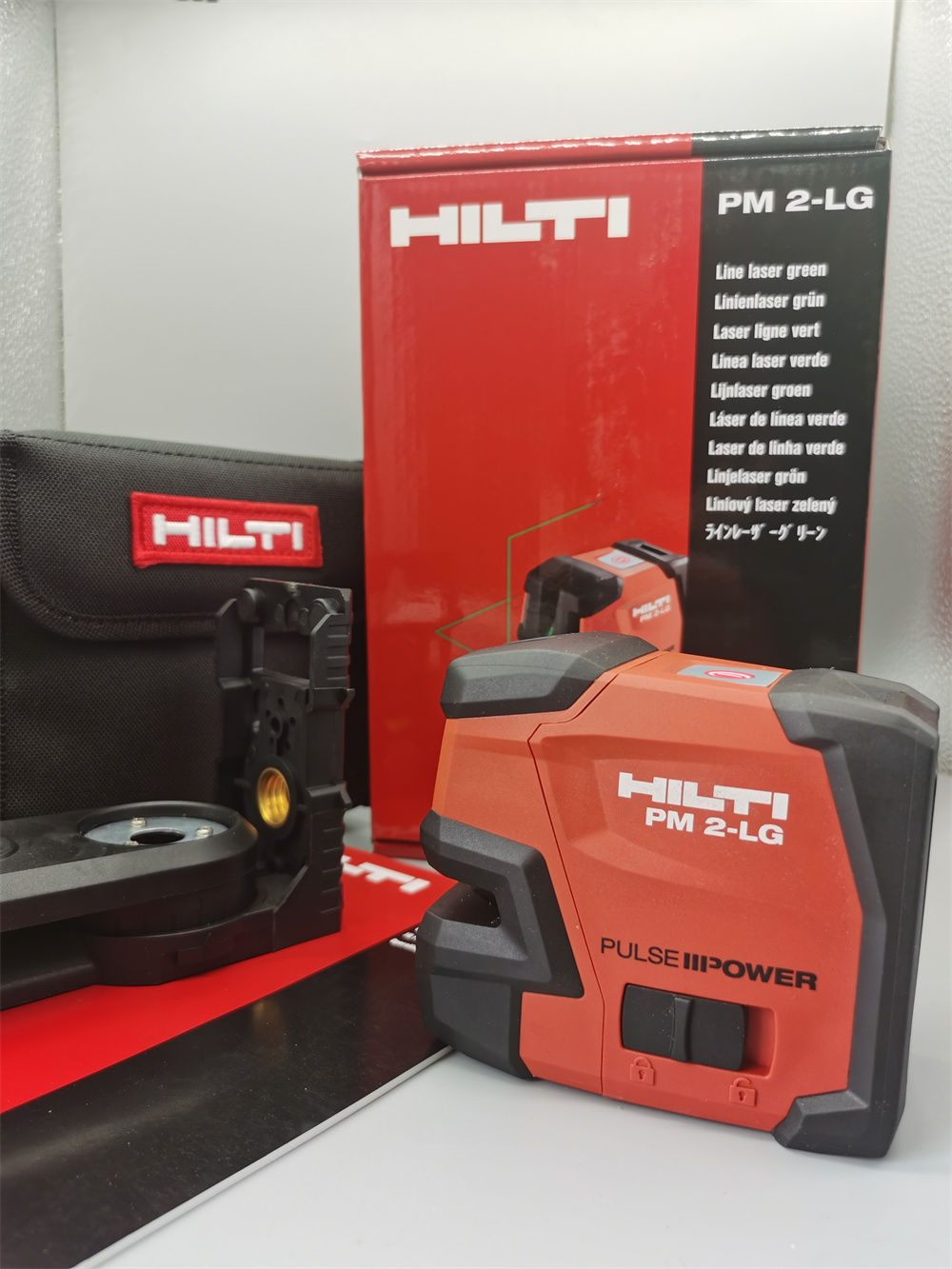 Nouveau niveau laser Hilti Green Ligne laser PM 2-LG Support en L