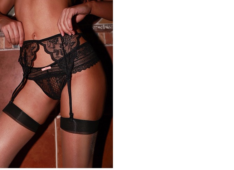 Fufeige Châu Âu và Mỹ sexy nhiếp ảnh ảnh treo quan điểm trong suốt dài vớ garter garter clip sản phẩm mới