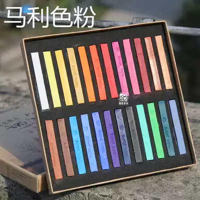 Three-Dimensional Heat Shrinkable sheet color powder stick hair hairpin flower clay doll makeup painting powder pastel stick