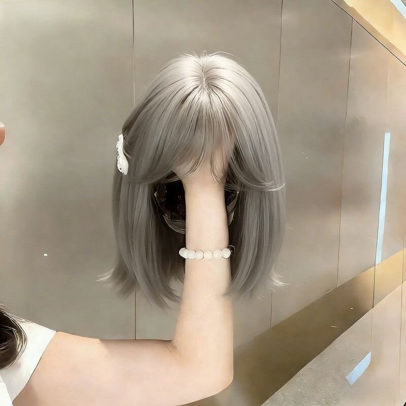 Wig for Women, Medium-Long Hair, Fluffy and Natural, Youthful, Age-Reducing, Fashionable, Trendy, Cute Girl, Two-Dimensional, Everyday, Full Head Wig Wig for Women, Medium-Long Hair, Fluffy and Natural, Youthful, Age-Reducing, Fashionable, Trendy, Cute Girl, Two-Dimensional, Everyday, Full Head Wig