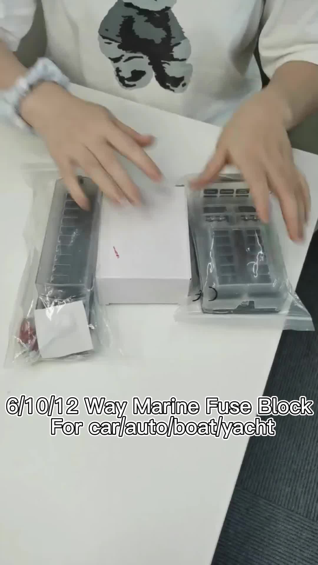 Screw Type Motorcycle Fuse Box Marine Car 6 Way Fuse Blade Block Holder