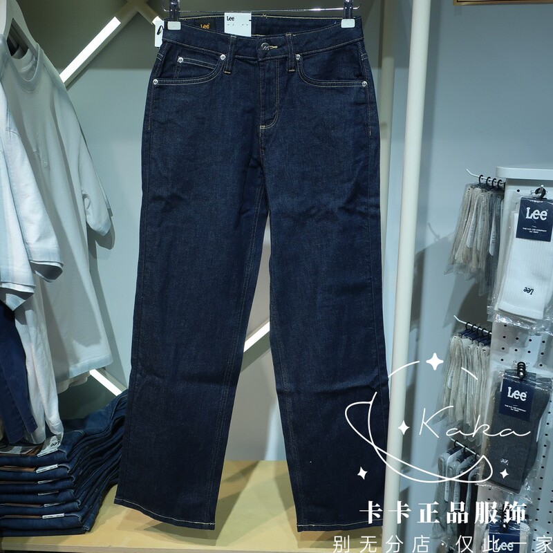 Lee Genuine Product from the Store 2026 Spring/Summer Women's Narrow Straight-Leg Jeans Lwb261429210862-898L00