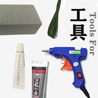 Клей, ножницы, стеклянная деревянная коробка, DIY, делается под заказ