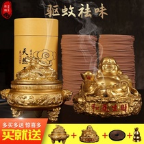Fly-driving Wormwood aromatherapy incense burner toilet special incense office inside venepla sandalwood repellent home Buddha incense