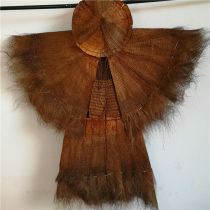 Mino Cloister Hood Hat Farmhouse Music Pendant Ancient Wind Rain And Rain Cape Can Wear Straw Sandal Shoes Fish Baskets To Decorate The Mino Sausseater Brown Coat