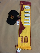 Official Roman Prince Totti Scarf Cap Baseball Cap Football Around Fan Gift