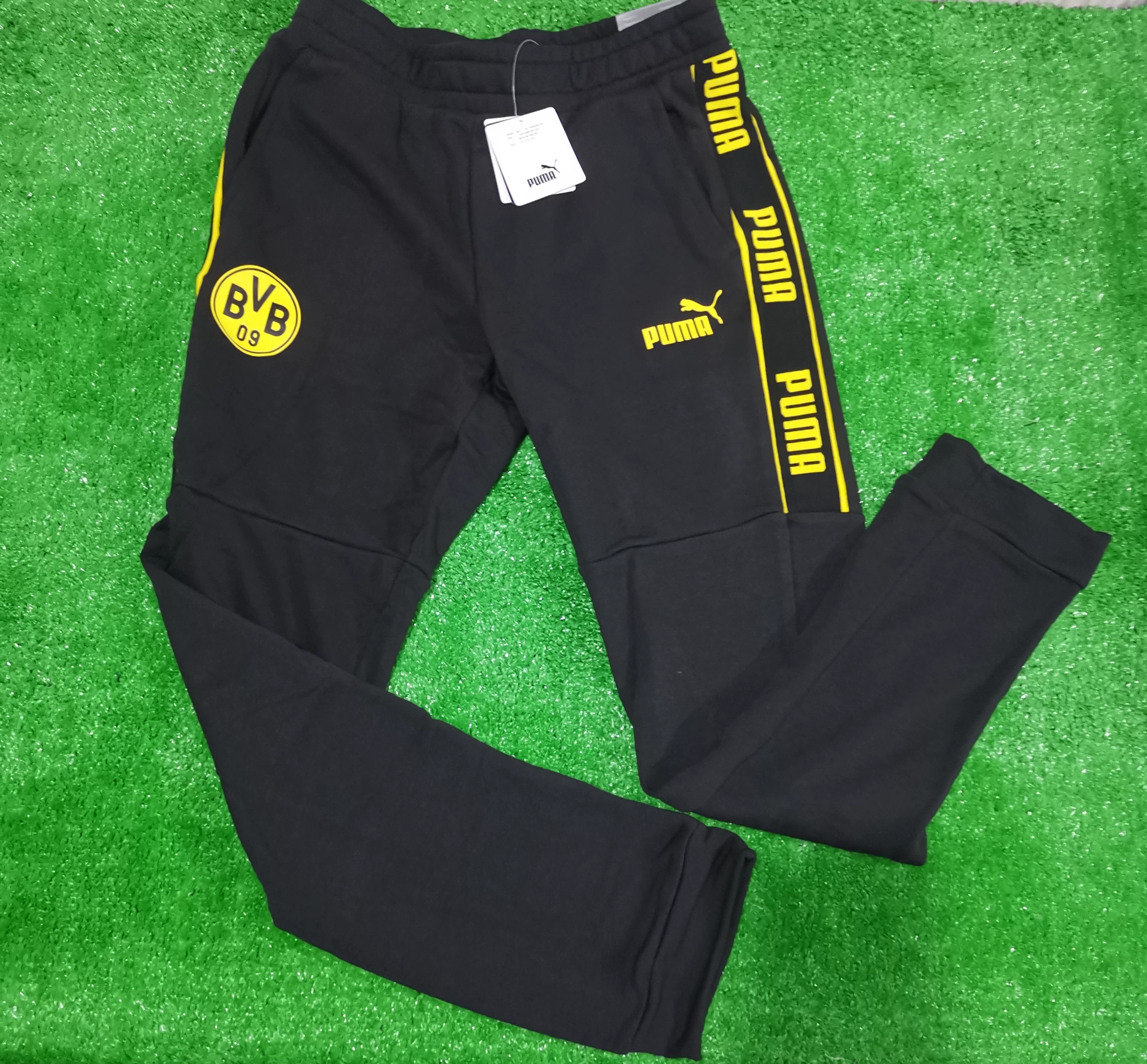 Футболка/куртка Puma Dortmund BVB мужская футбольная трикотажная куртка и тренировочные спортивные штаны 758110 758111