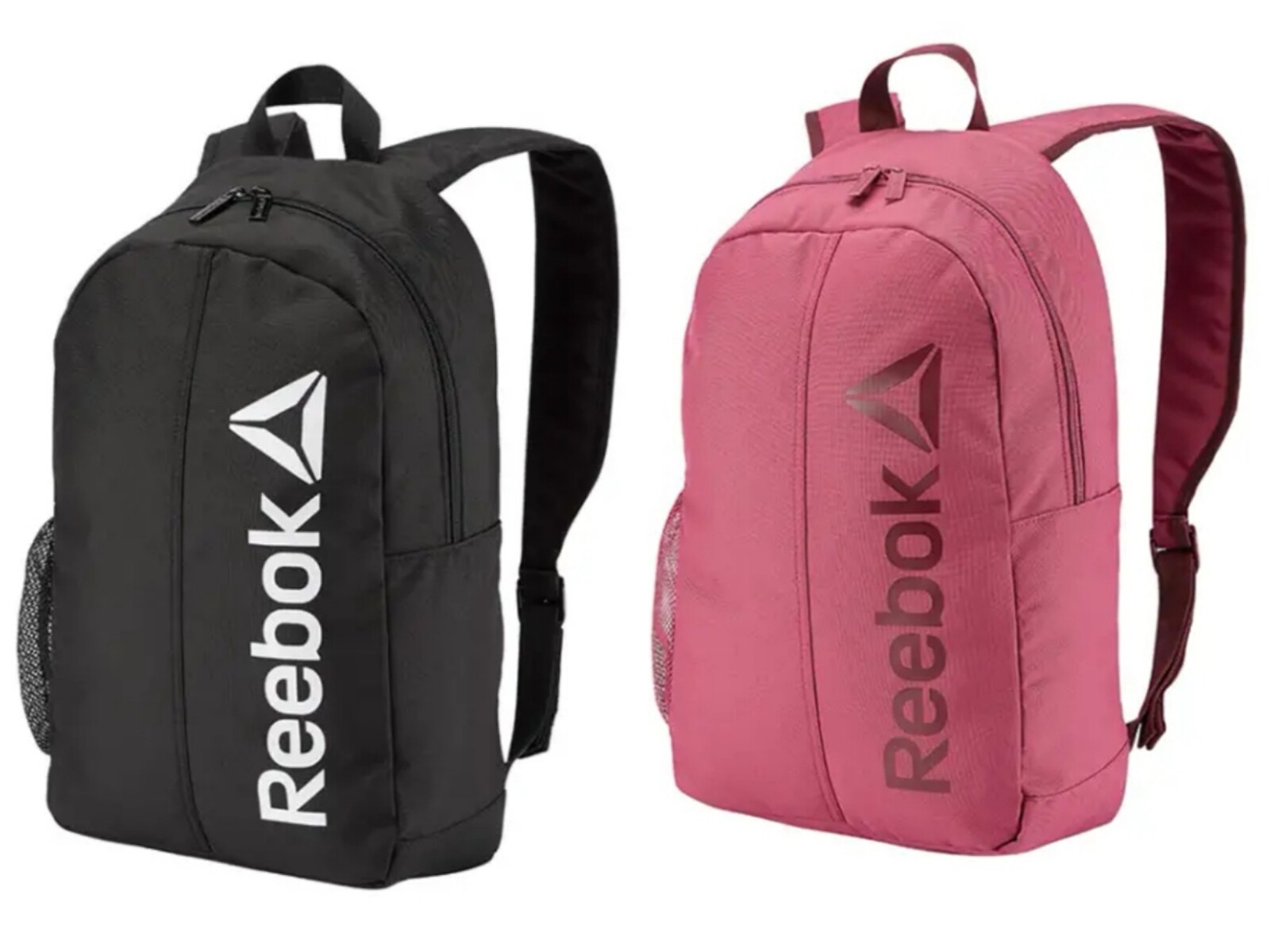 reebok sharp running sports fitness football Basketball Men's and women's training backpack backpack Black Pink