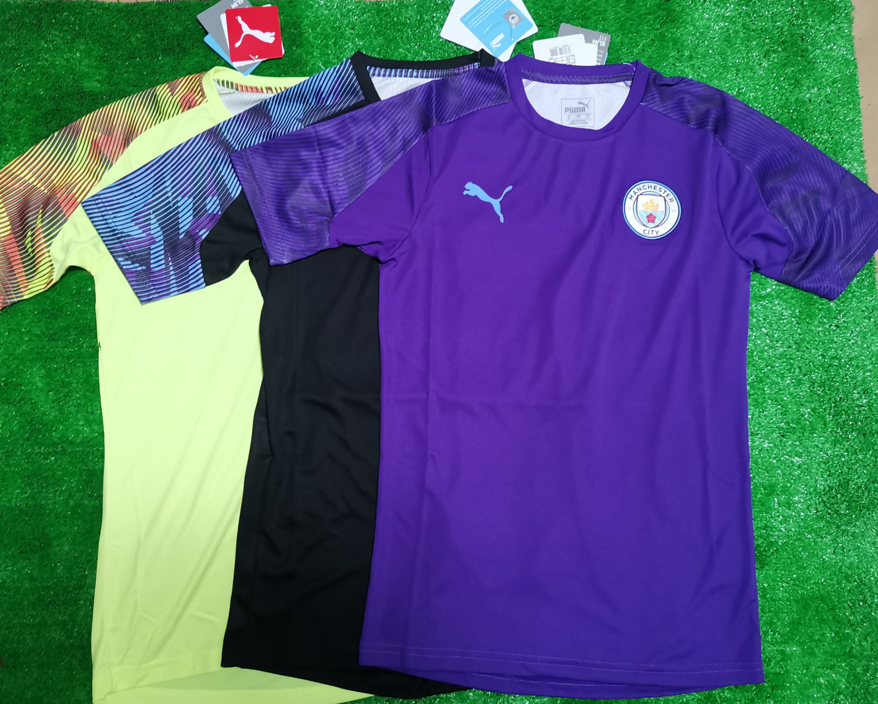 PUMA City 1920 new men's football training Sports Short Sleeve Jersey T-shirt 755798