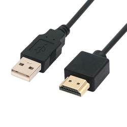 전원 케이블 USB-HDMI 수 전원 케이블 HDMI 케이블 HDMI 수-USB 0.5미터
