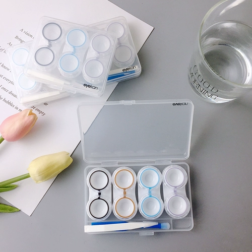 Невидимые прозрачные герметические очки, двойной лечебный пинцет, коробка для хранения, простой и элегантный дизайн