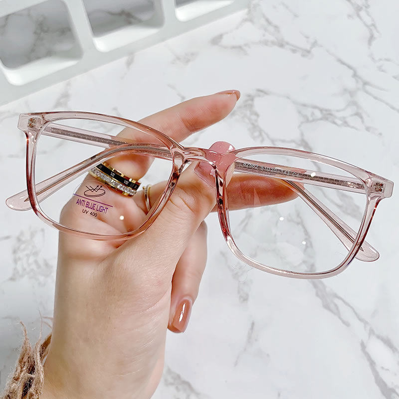 Professional online myopia glasses female can be equipped with degree lenses pink astigmatism eye frame Men's 2022 new