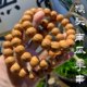 Hericium head bracelet, old seed dwarf, Hericium head double fin pumpkin bracelet, single circle Buddhist beads for men
