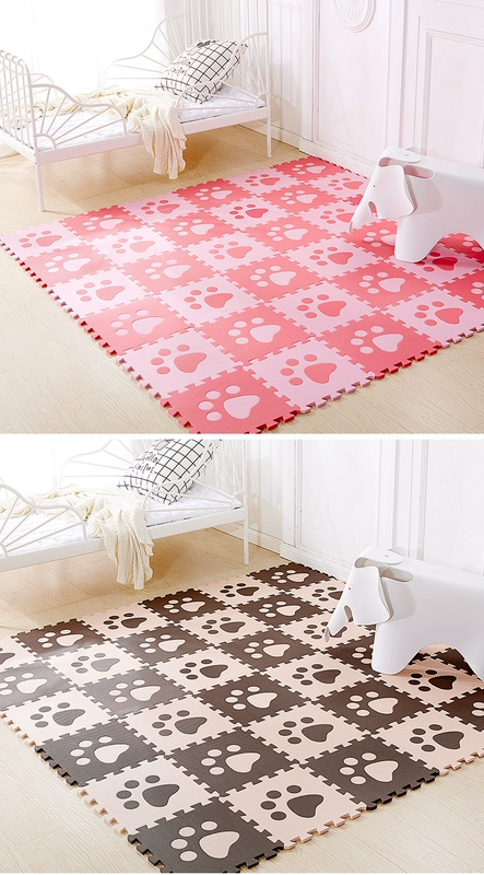 Tình yêu hoa thảm đố bò thảm câu đố phòng bé bé leo lên pad trẻ em phòng ngủ của trẻ em mat - Thảm sàn xốp ghép nền nhà