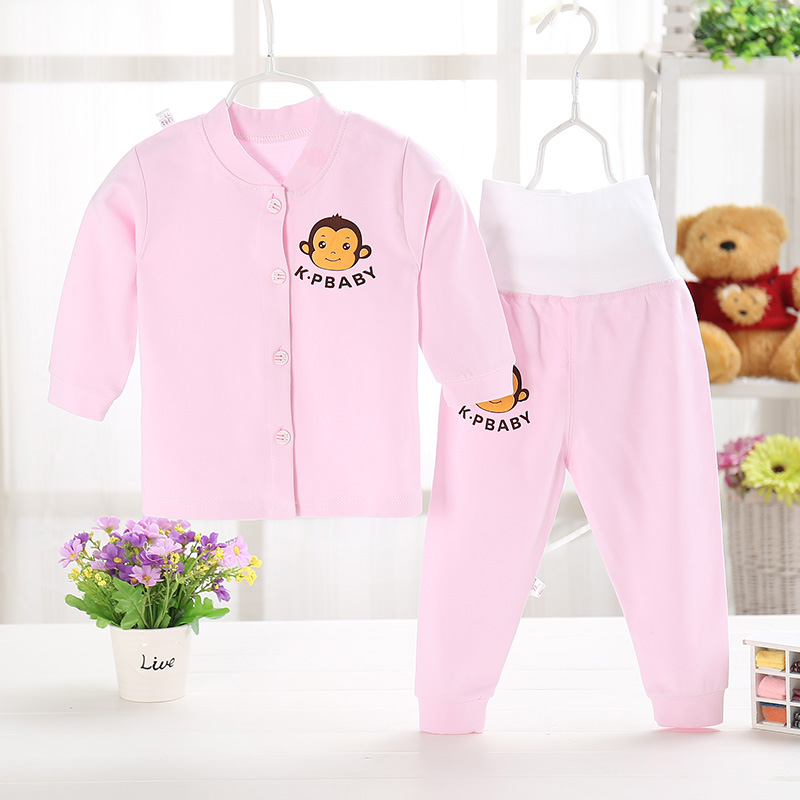 Bé bông mùa thu quần quần áo mùa thu set childrens quần lót nam Cardigan sbaby quần bụng lưng cao nữ mùa xuân và mùa thu.