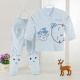 Bé bông mùa thu quần quần áo mùa thu set childrens quần lót nam Cardigan sbaby quần bụng lưng cao nữ mùa xuân và mùa thu.