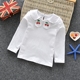 Cô gái sein top 1 tuổi 3 đứa con ăn mặc con ve áo T-shirt cotton gái 5-6 bé cổ đáy.