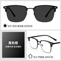 Черная рама +0 градусов серого [радиационная защита +ультрафиолетовые лучи]