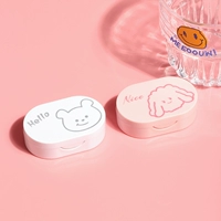 Мультяшный, белый, розовый, с медвежатами