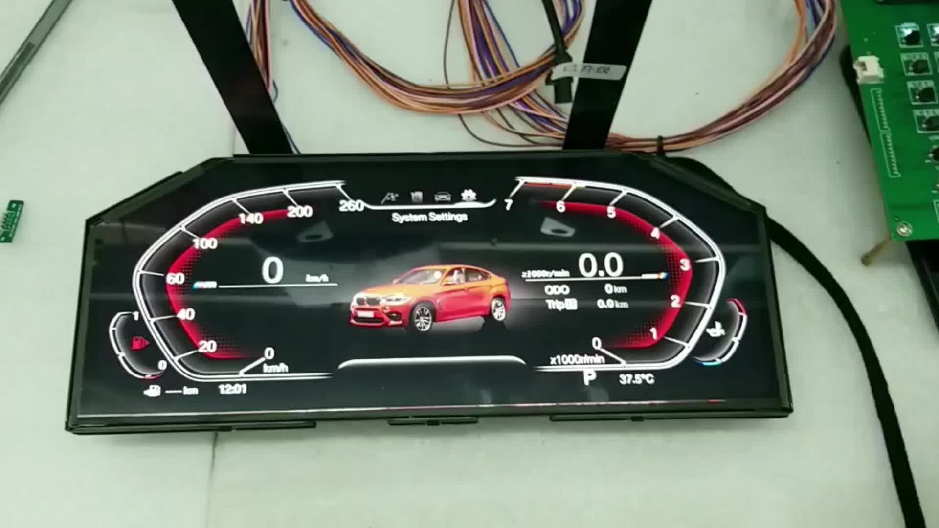 Bmw 5 Series E60 Digital Instrument Cluster Lcd 6wb Car Speedometer