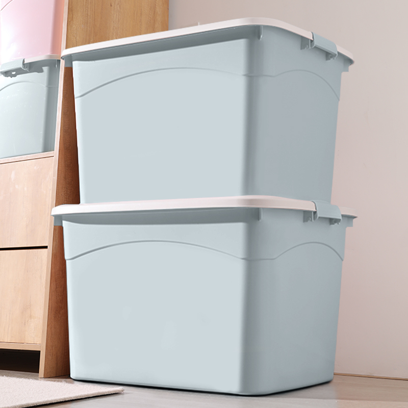 Extra large storage box clothes storage box oversized finishing box plastic student dormitory large-capacity storage box box