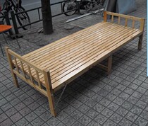 100 wide Cypress folding bed simple bed wooden board bed hard bed solid wood bed