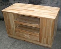 Solid Wood TV cabinet 1 m short cabinet audio-visual cabinet fir TV cabinet Cabinet multi-purpose Cabinet