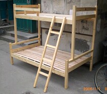1 2 M solid wood bunk bed single high and low bunk dormitory board board adult double bed 90CM