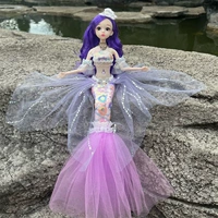 Музыка свет+бабочка русалка фиолетовый [около 45 см]