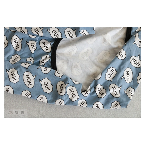 安班 2019 весна и осень тонкая четверодочная одежда Тедди Биксионг VIP длинные ноги антистатическая домашняя базовая одежда