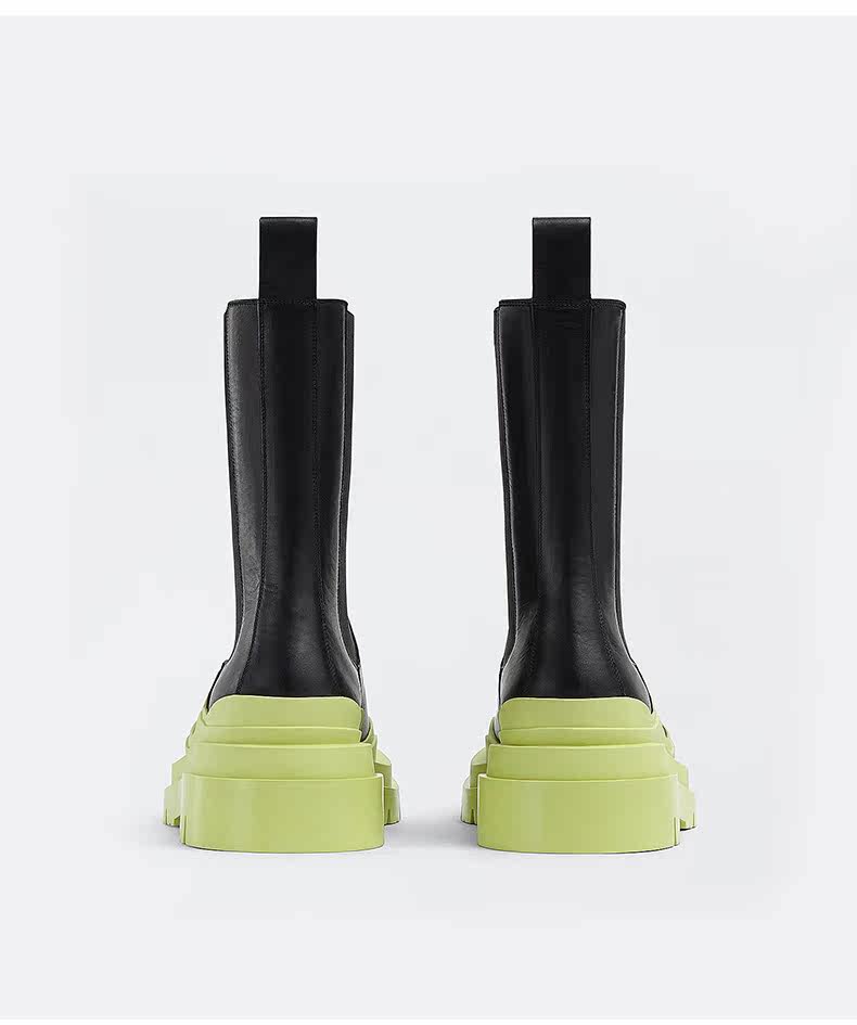 Челси сапоги 【天猫】【合并】bottega veneta葆蝶家经典男女同款tire皮靴烟筒靴烟筒靴