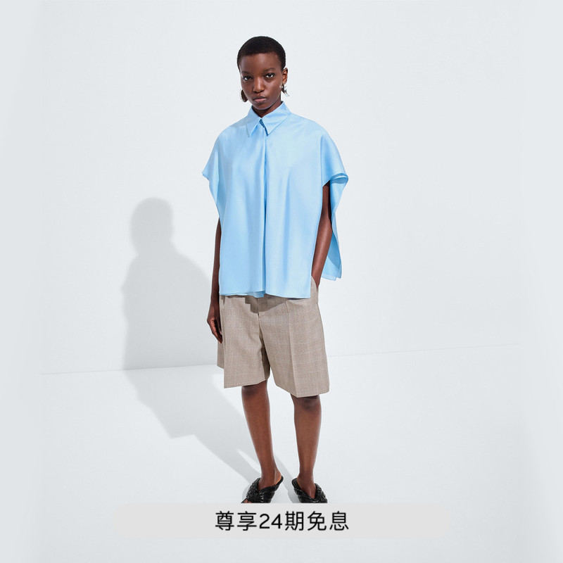 [Gift] Bv Bottega Veneta's New Autumn Silk Twill Shirt