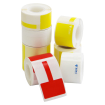 Qirui QR-285A label machine printing jewelry label Jewelry silver self-adhesive paper Communication cable network cable waterproof oil-proof and wear-resistant F-type T-type thermal label printing paper