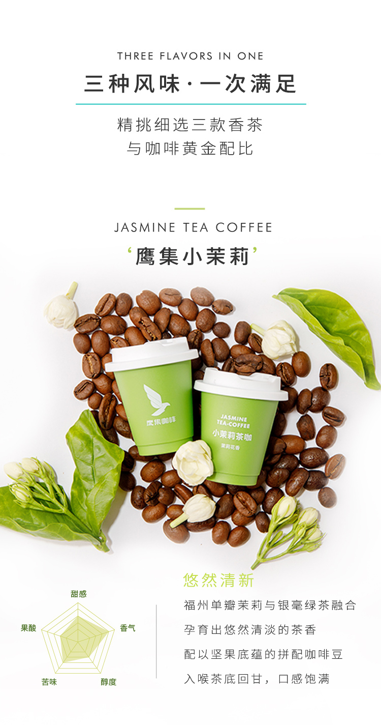 鹰集 冷萃拿铁纯黑浓缩咖啡 12颗 图2