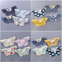 Baby Saliva towel Autumn Winter Korean version Ocean Gas All cotton Stream water Saliva Containment Mouth Waterproof 360-degree rotating male and female baby boy