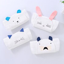 One year old baby suction sweat towels cushion back full cotton baby boy small number pure cotton nursery cushion back with sweat-towel 3-year-old gauze