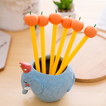 Skyscrapers Erasable pumpkins Erasable Pen Black Water Pen 0 38mm Han Version Student Stationery Children Prizes
