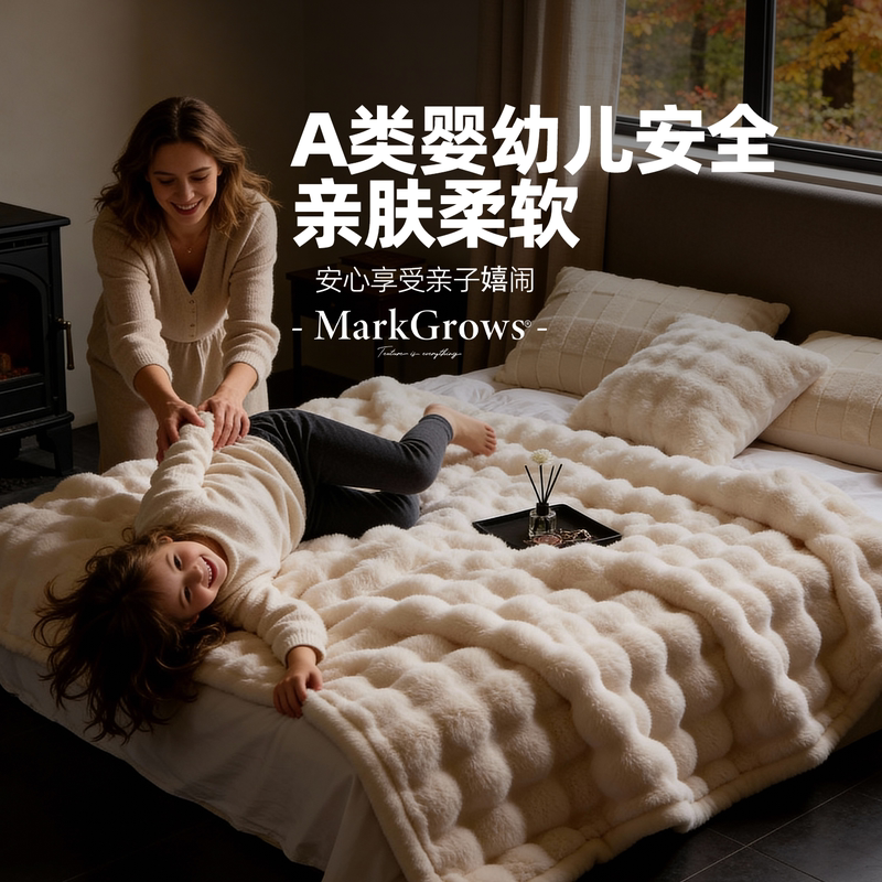 Blanket for Winter, Thickened 2026 New Model, Winter Wear, Office Nap, Coral Fleece, High-Grade Small Size Blanket for Covering Legs