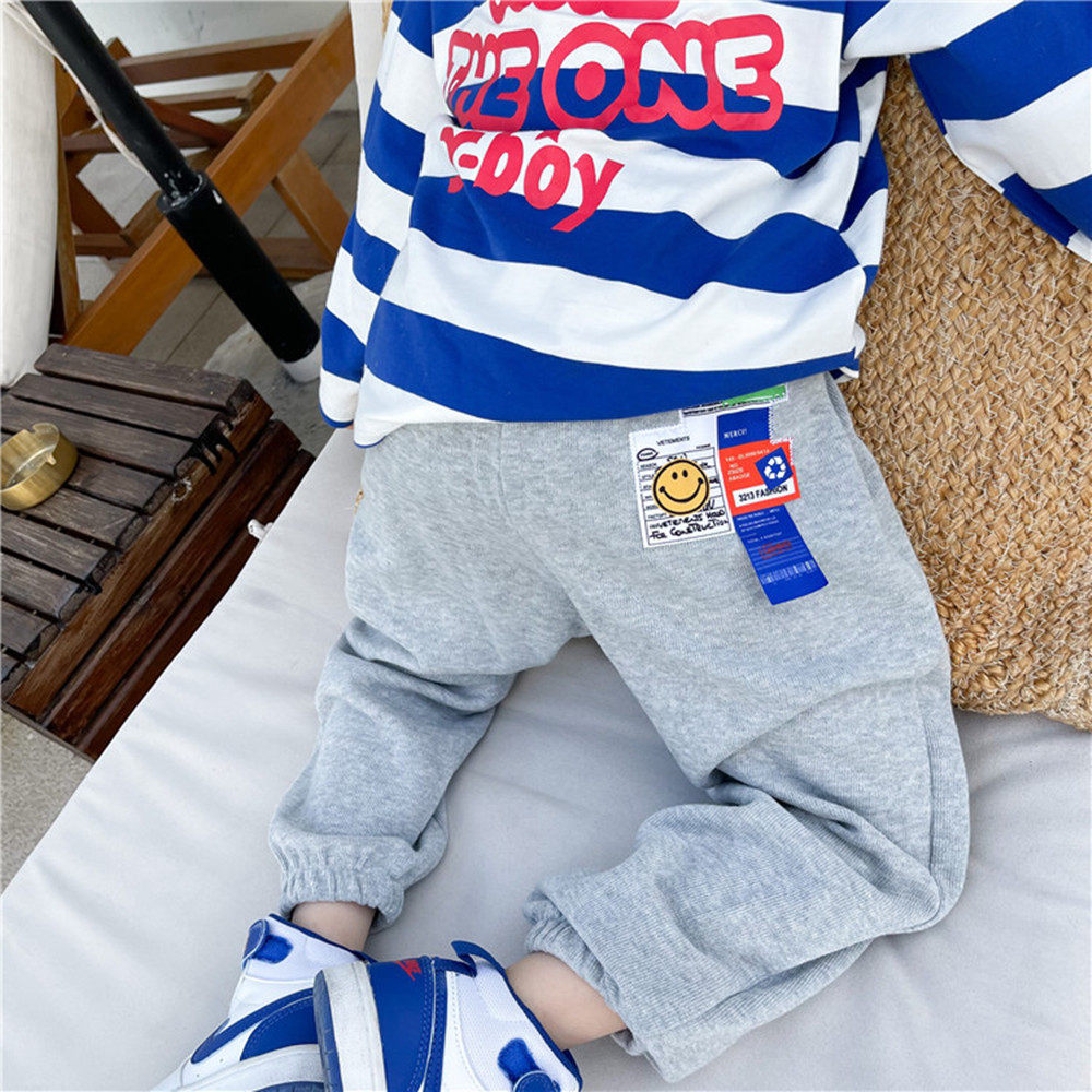 South Korean children's clothing spring new children's pants CUHK children's sports bunches pants boys' school pants and trousers with long pants