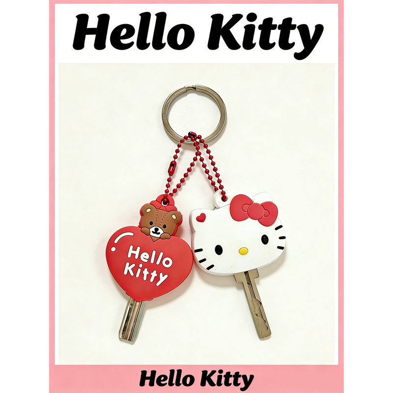 Sanrio Keychain Hello Kitty My Melody Cute Cartoon Couple Pendant Keychain