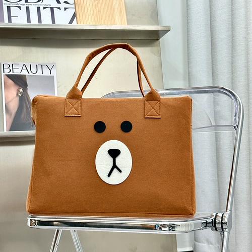 Мультяшная кукла для отдыха, чемодан, универсальный модный ящик для хранения, большая льняная сумка