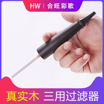 Color song cigarette mouth filter Ebony handmade pipe cigarette filter Thick and thin mens cigarette cleaner filter