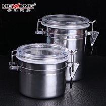 Pipe Tobacco box moisturizing tank Tobacco sealed tank Stainless steel incense in the chimney Hewang color song Pipe accessories